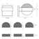 Reals Aluminum LED Wall Light