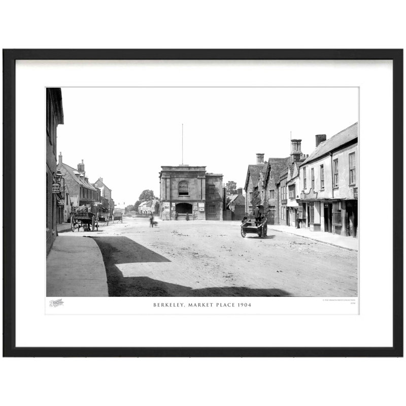 Berkeley, Market Place 1904 by Francis Frith - Single Picture Frame Print, 60cm H x 80cm W x 2.3cm D