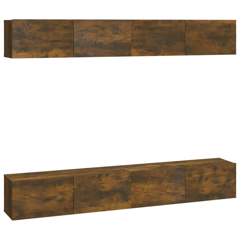 Finan TV Stand for TVs up to 85", Smoked Oak, 100