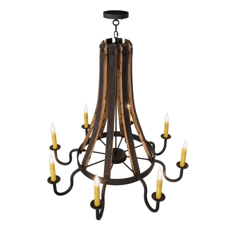 Rustic Lodge 8 - Light Chandelier