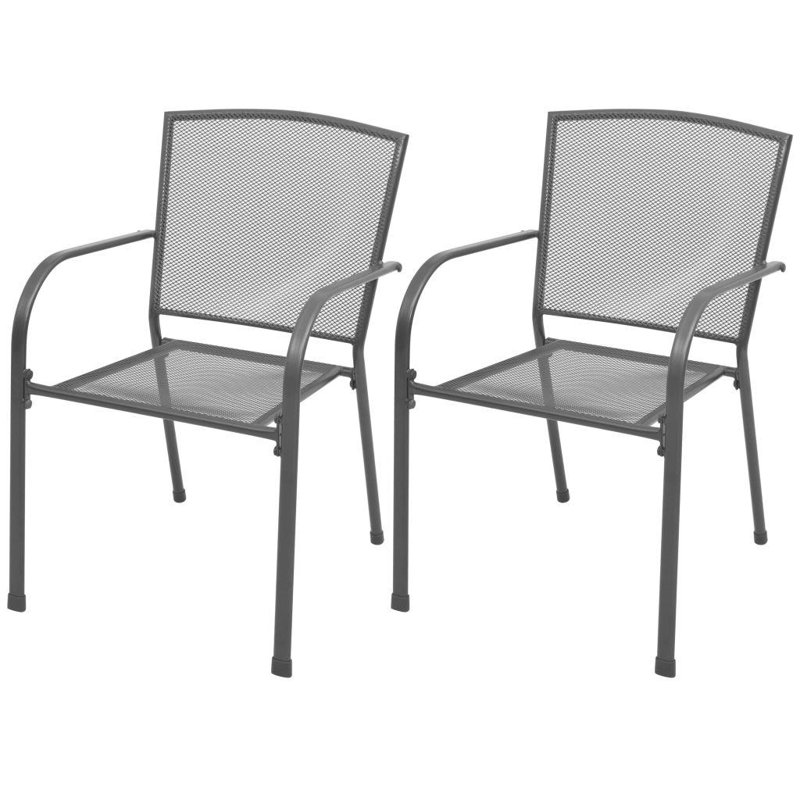 Maddison 2 - Person Metal Patio Dining Set with Square Table