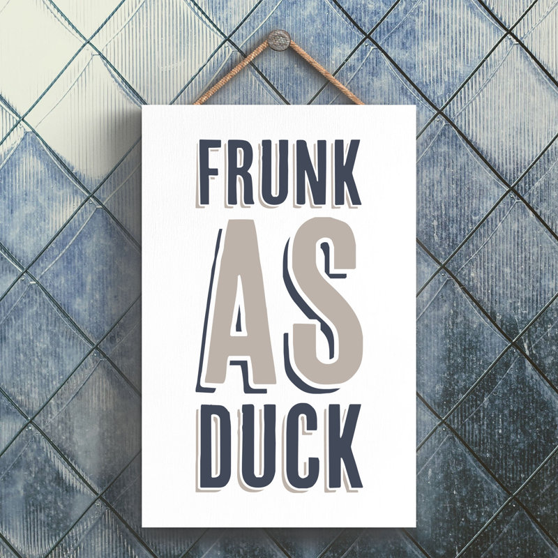 Vivid Squid Wholesale Frunk As Duck - No Frame Print on Wood
