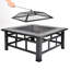 Bartolo Square Steel Smokeless Outdoor Fireplace