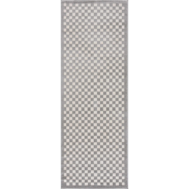 Tapis crème / blanc cassé Chaki Duggans, Crème / blanc cassé, Rectangle 6 pi 7 po x 9 pi