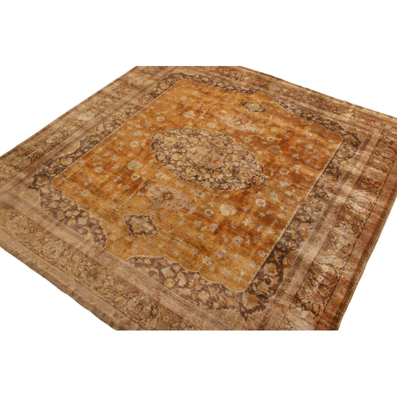 Hereke One-of-a-Kind 10’x10’6” Hand Knotted Area Rug