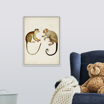 Art sur toile singes pour enfants