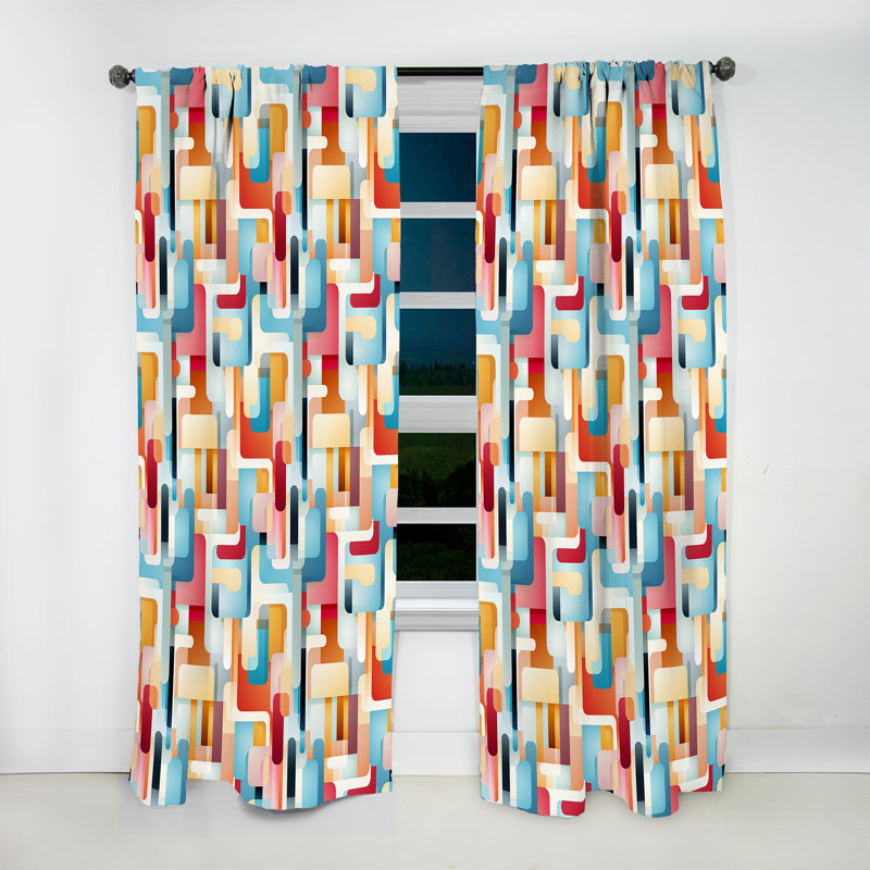 Rideau en velours moderne Urban Serenity II - obscurcissant - 1 panneau, L 52 po x L 108 po