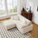 83" Sectional Sofa Couch with Ottoman, L-Shape Sofas with Underseat Storage