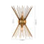 Awendela 2-Light Modern Starburst Metal Armed Sconce