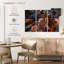 «Jazz Band Musisans», reproduction d'art sur toile-330044131