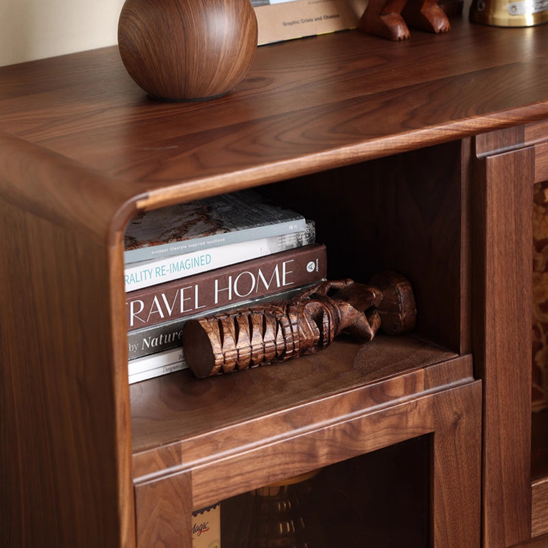 Buffet simple en bois massif