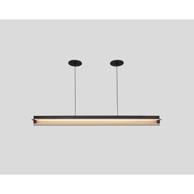 Nubis 1 - Light Textured Black Pendant