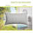 Towers Geometric Outdoor Reversible Throw Pillow