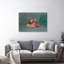 The Temptation Of St. Anthony, Right Hand Panel, Detail Of A Couple Riding A Fish Classic Surreal Contemporary Fish Spring Wall Art Print by Hieronymus Bosch - Wrapped Canvas Print-107380952