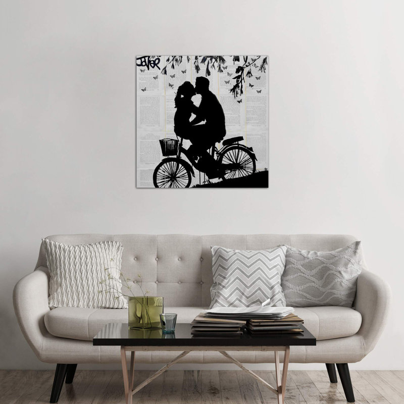 A Little Love And Adventure by Loui Jover - Wrapped Canvas Print, 93.98 cm H x 93.98 cm W x 1.91 cm D