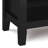 Artisan 24"W Solid Wood Contemporary Nightstand with 1 Drawer, Open Shelf Storage and Bronze Knobs-315807466