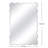 Wavy Metal Framed Rectangle Wall Mirror-1560388084