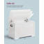 Storage Chest, Storage Bench, Shoe Bench, Storage Trunk With 2 Safety Hinges, 15.7 X 31.5 X 18.1 Inches, White