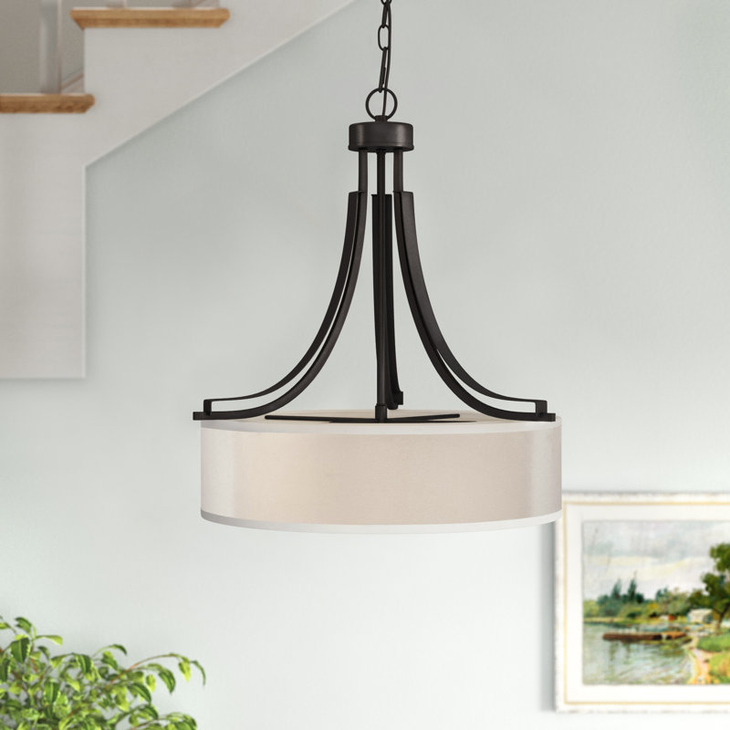 Luminaire suspendu tambour 3 lumières Janta