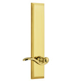 Grandeur Fifth Avenue Tall Plate Privacy with Bellagio Lever