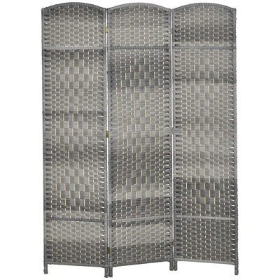 Paravent pliable 6 pi, écran d'intimité pour chambre de bureau à domicile, bois