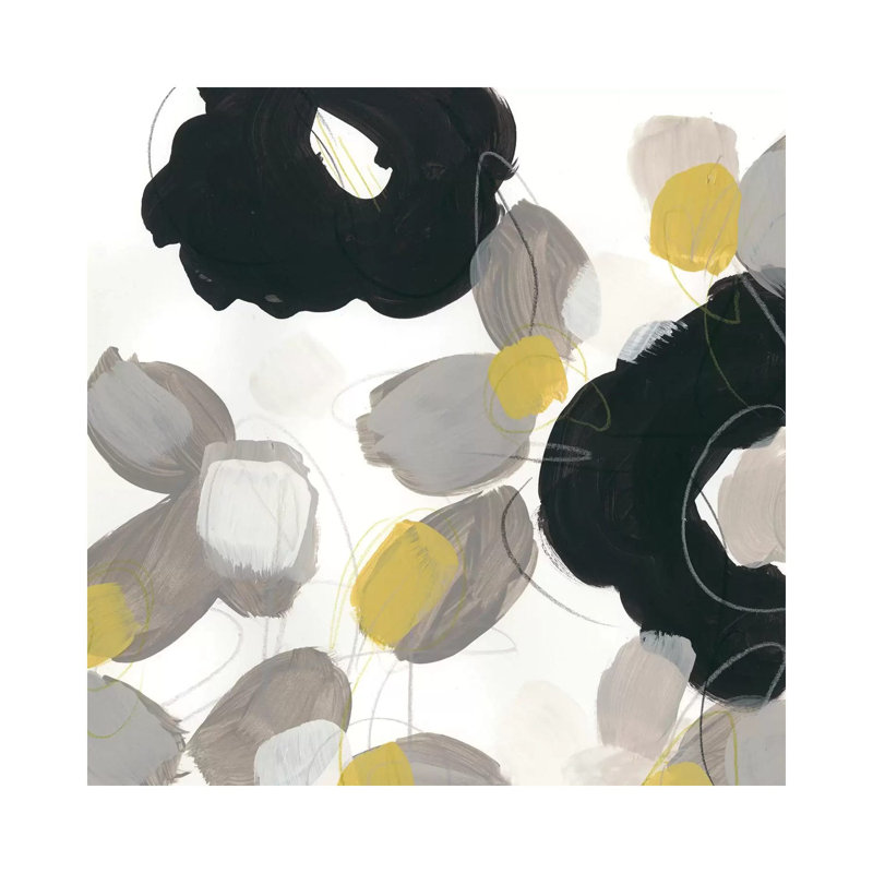 Kinetic Flora IV 1 Piece Wrapped Canvas Painting, 66.04 cm H x 66.04 cm W x 3.175 cm D