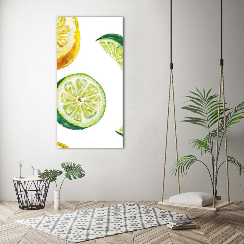Limes And Lemons - Wrapped Canvas Print