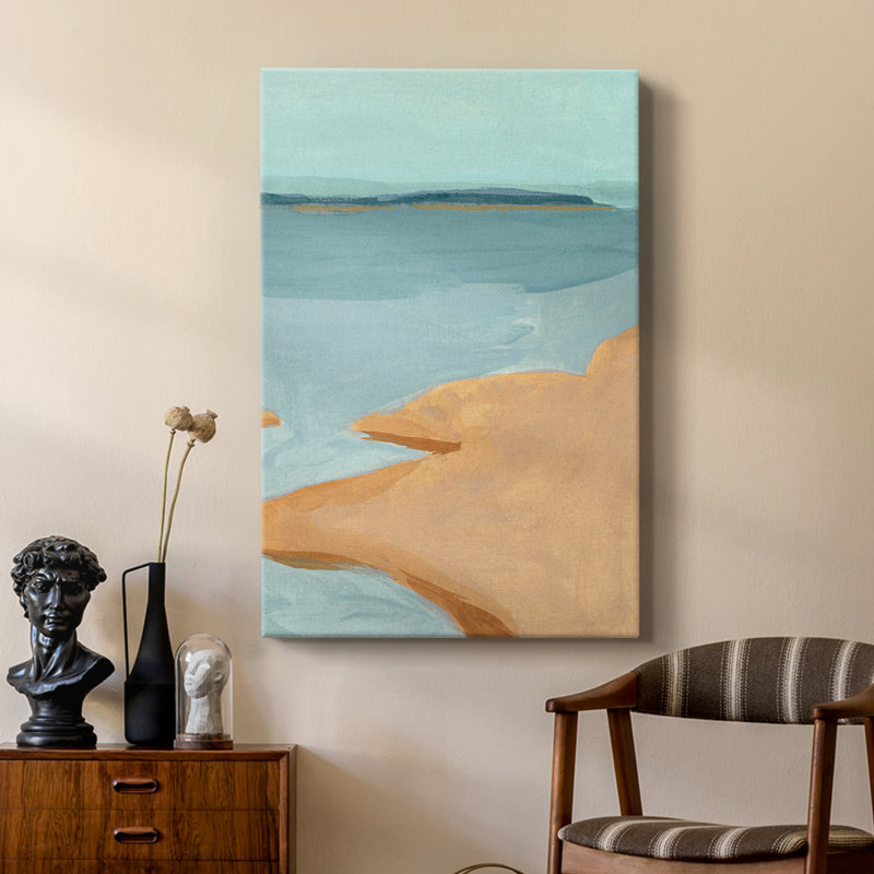 «Out on the Sandbar III» - galerie sur mesure Cavas, H 48 po x l 32 po
