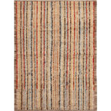 Nazmiyal Collection Bold Striped Hand-Knotted Wool Rug 5ft 10in X 7ft 8in