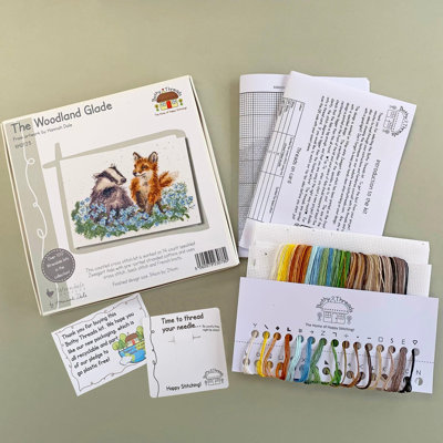 The Woodland Glade Counted Cross Stitch Kit by Bothy Threads XHD125