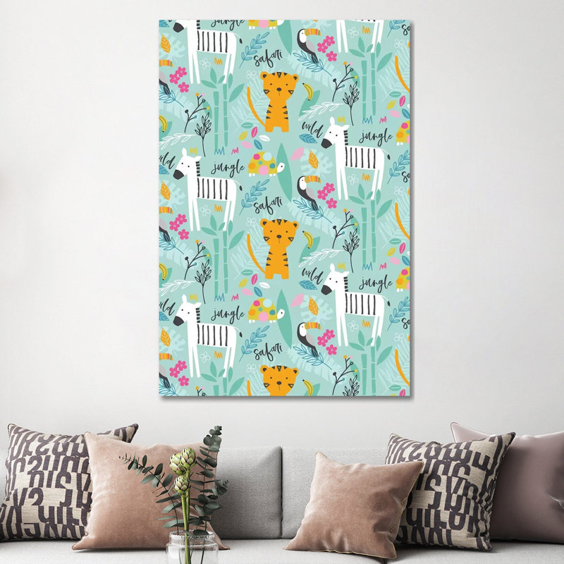 Wild Adventure III by Angela Nikeas - Wrapped Canvas Print, 152.5 cm H x 101.5 cm W