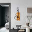 Élégant accessoire mural décoratif en bois, noir et noyer, 15,4 po x 36,6 po | Cadre 100% métal (épaisseur: 0,05 pouce), envers 100% bois (épaisseur: 1,2 pouce) | Parfait pour la décoration intérieure et les espaces modernes