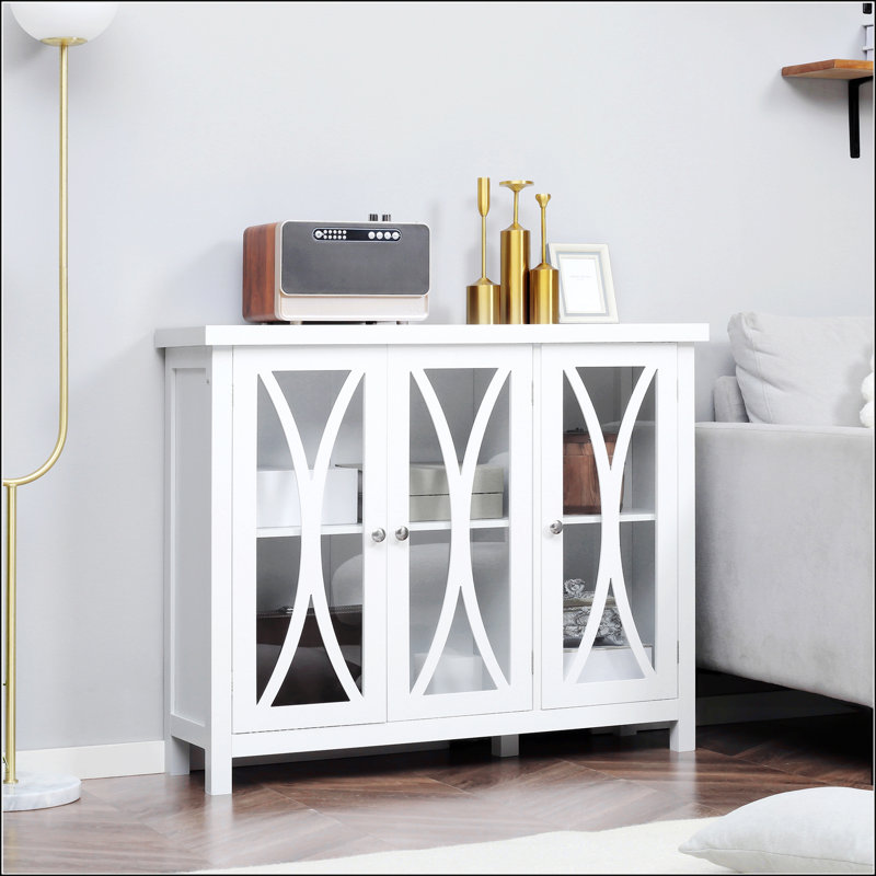 Buffet de 33 po de largeur Angeliina, Blanc