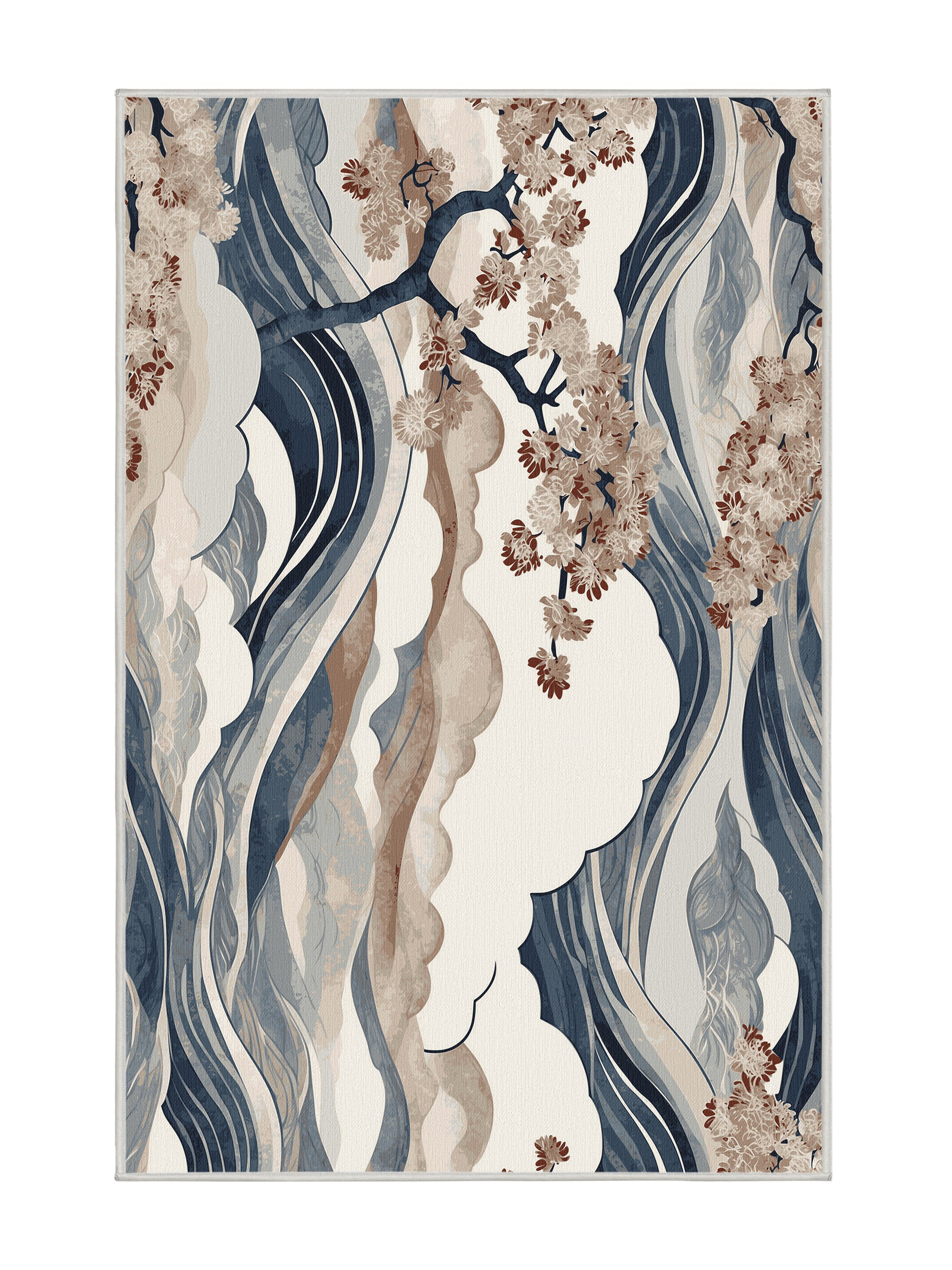 Winston Porter Petal Glow Rug | Wayfair