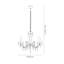 Grantham 3 - Light Candle Style Chandelier