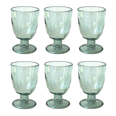 Vaughan 14oz. Acrylic Drinking Goblet Glassware Set