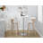 Betuel Swivel Upholstered Counter Stool-92170249-92170250