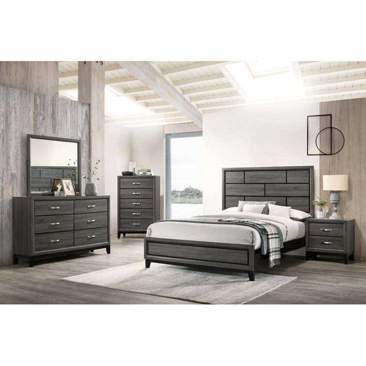 Winston Porter Jollenta King 4 Piece Bedroom Set | Wayfair