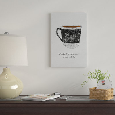 « i like big tasses », reproduction d’impression sur toile