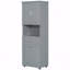 Grande armoire de salle de bain avec panier à linge, grand panier à linge inclinable et armoire de rangement supérieure-1630891408