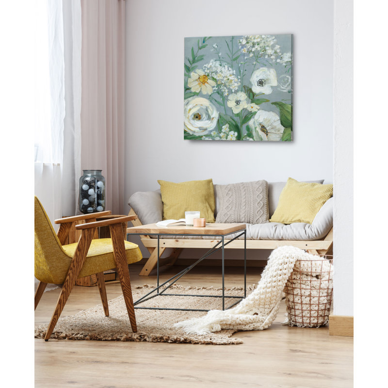 « réflexions edge »-reproduction de peinture sur toile tendue, H 32 po x l 32 po x P 1,5 po