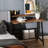 31.5" Computer Desk for Small Spaces, Modern Home Office Desk with Storage Shelf and Monitor Stand-392189958