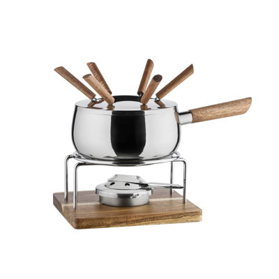  1,9 L Fondue-Set aus Edelstahl