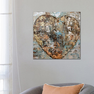 Artist's Heart 1 Piece Wrapped Canvas Painting