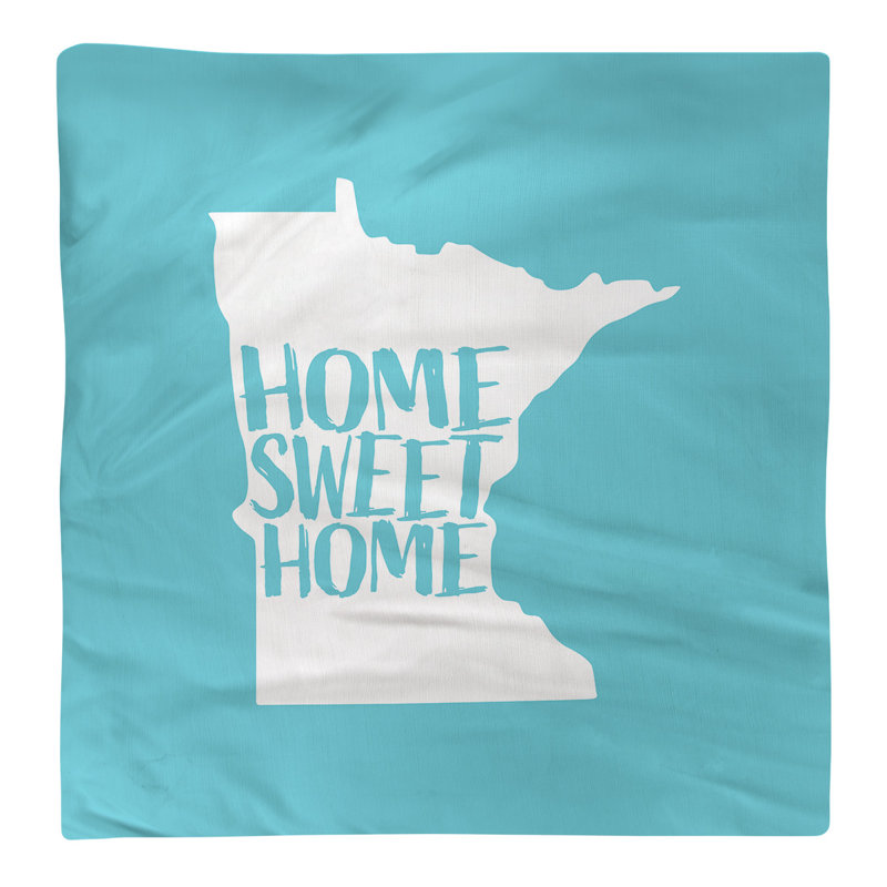 Polyester, Cotton Cities & Maps Square Napkin, Teal, 10" W x 10" D, Cotton