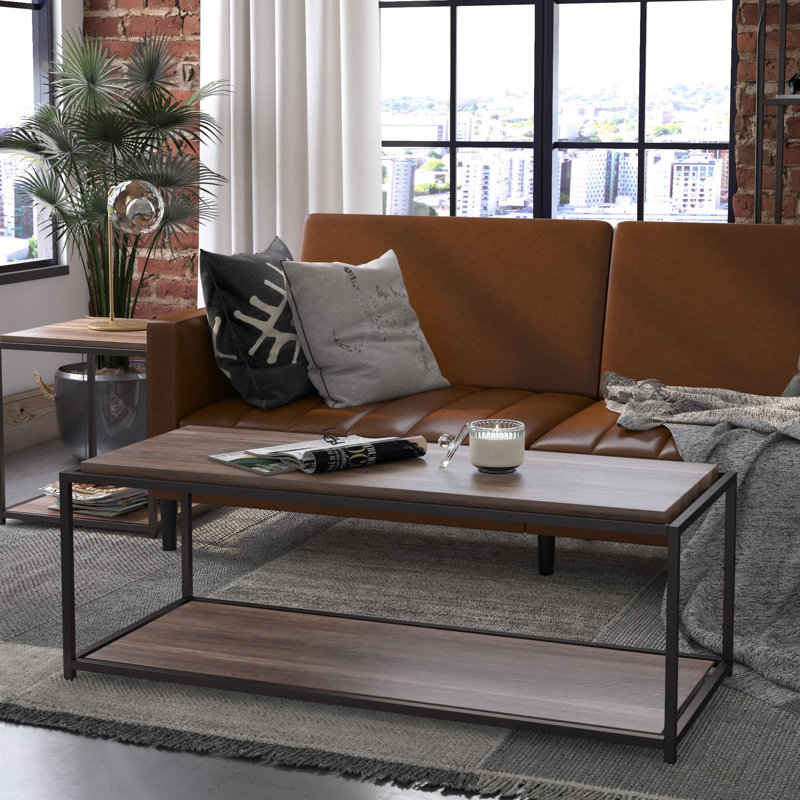 Quincy Frame Coffee Table with Storage