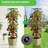 Self Watering Tomato Planter With Trellis, Large Flower Pot With Water Level Monitor