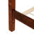 Wooden Bed With Rattan Headboard  And Footboard