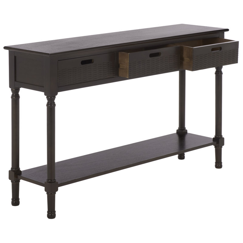 Dupuis Console Table, 30" H x 47" W x 13" D, Dark Chocolate