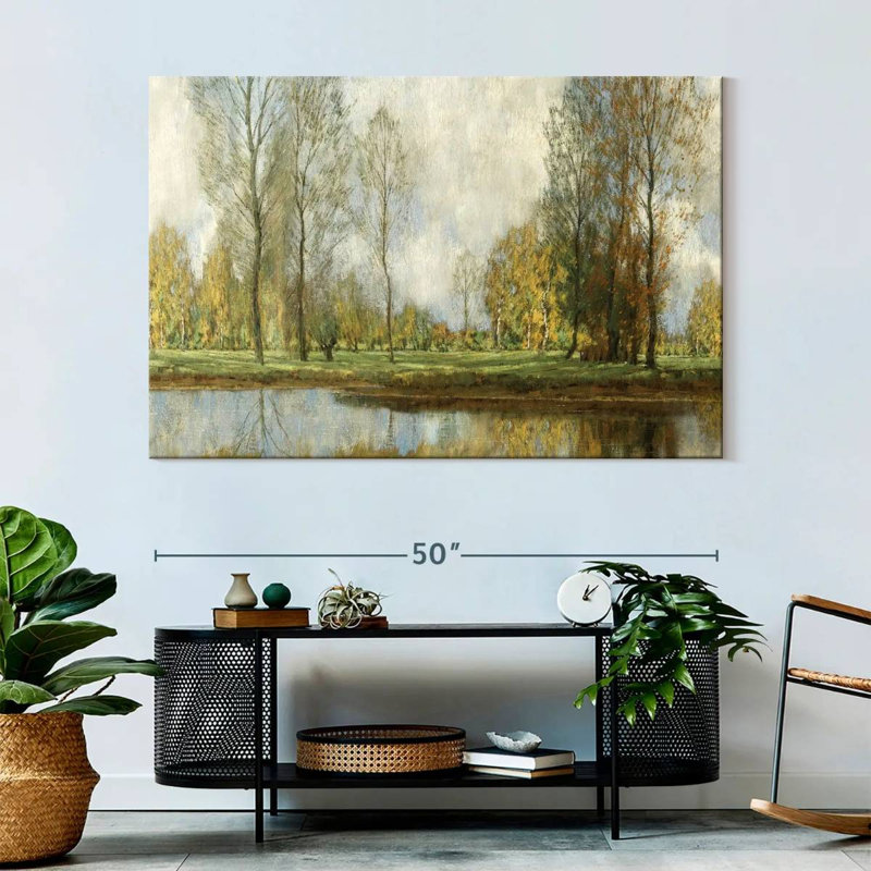 Down By The Water I, 34" H x 51" W